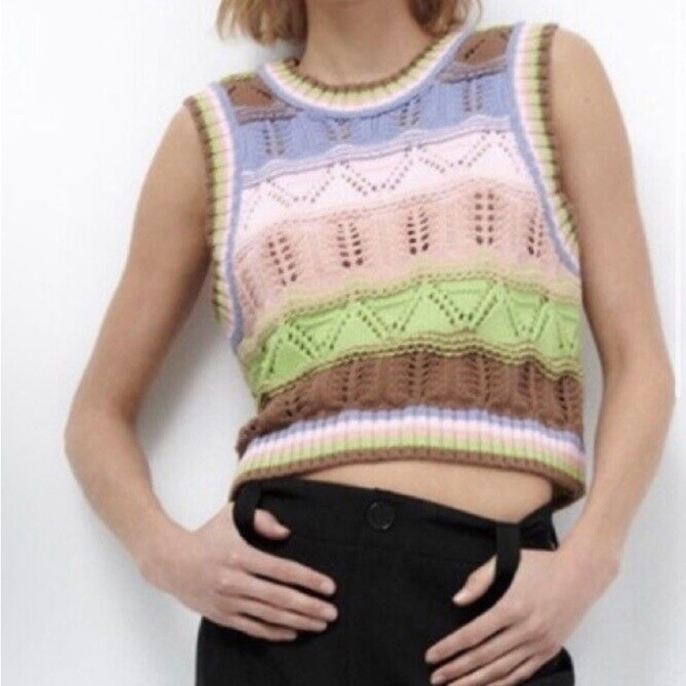 Zara sweater vest